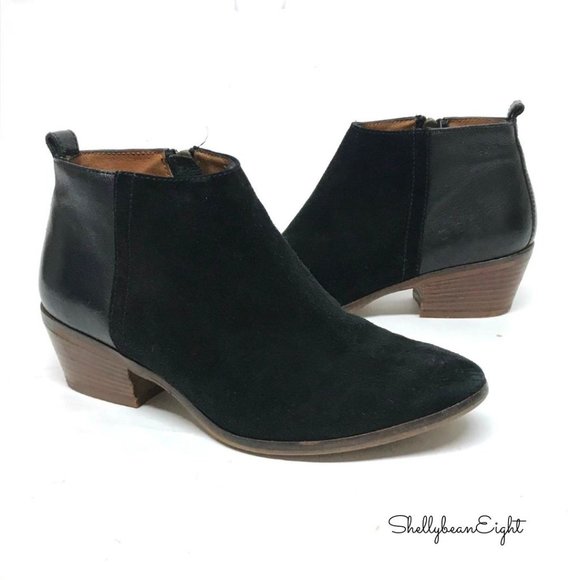 Madewell Shoes - MADEWELL CHARLEY Ankle Boots Booties Side Zip 7.5